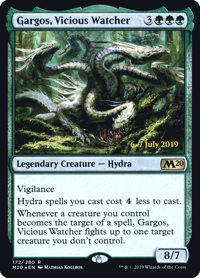 Gargos, Vicious Watcher  [Core Set 2020 Prerelease Promos] | Mega City Incorporated