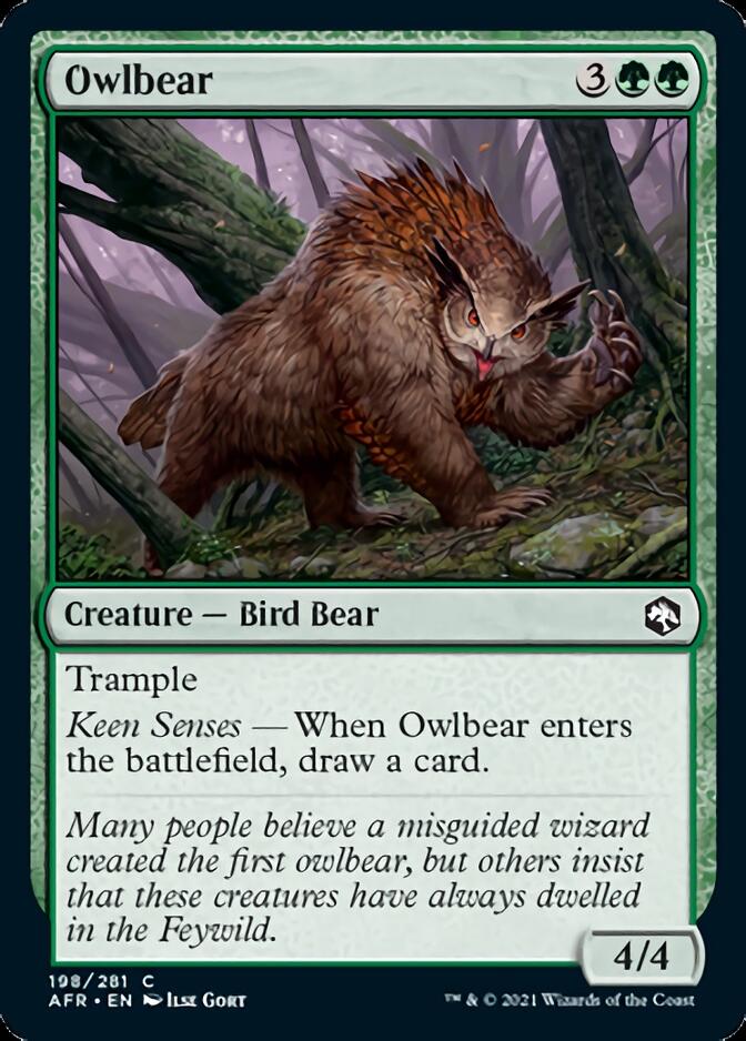 Owlbear [Dungeons & Dragons: Adventures in the Forgotten Realms] | Mega City Incorporated