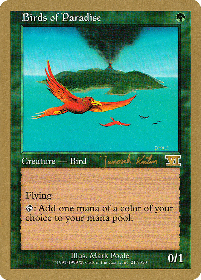 Birds of Paradise (Janosch Kuhn) [World Championship Decks 2000] | Mega City Incorporated