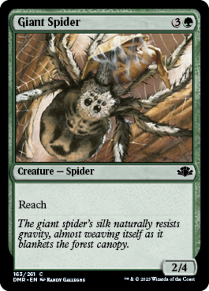 Giant Spider [Dominaria Remastered] | Mega City Incorporated