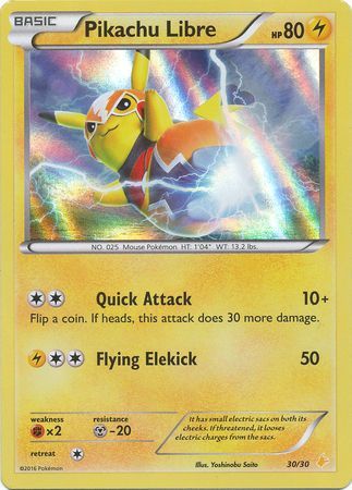 Pikachu Libre (30/30) [XY: Trainer Kit 3 - Pikachu Libre] | Mega City Incorporated