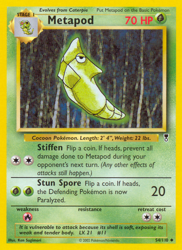 Metapod (54/110) [Legendary Collection] | Mega City Incorporated