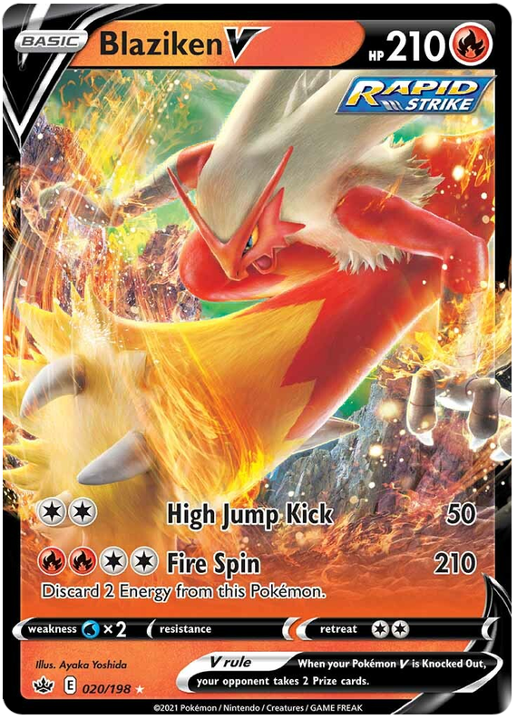 Blaziken V (020/198) [Sword & Shield: Chilling Reign] | Mega City Incorporated