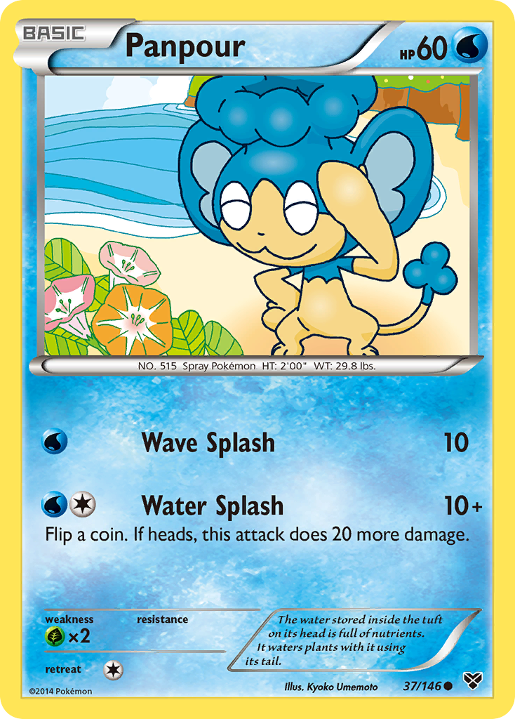 Panpour (37/146) [XY: Base Set] | Mega City Incorporated