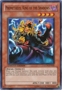 Prometheus, King of the Shadows [GLD4-EN020] Common | Mega City Incorporated