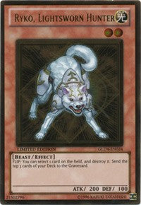 Ryko, Lightsworn Hunter [GLD4-EN024] Gold Rare | Mega City Incorporated