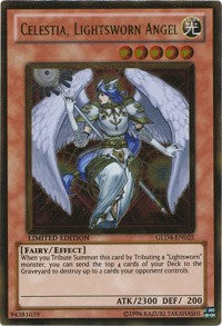 Celestia, Lightsworn Angel [GLD4-EN025] Gold Rare | Mega City Incorporated