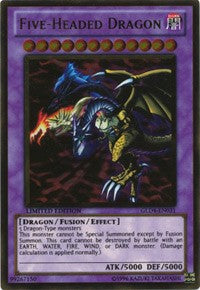 Five-Headed Dragon [GLD4-EN031] Gold Rare | Mega City Incorporated