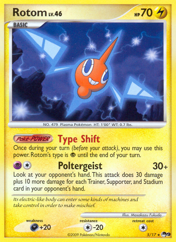 Rotom (5/17) [POP Series 9] | Mega City Incorporated