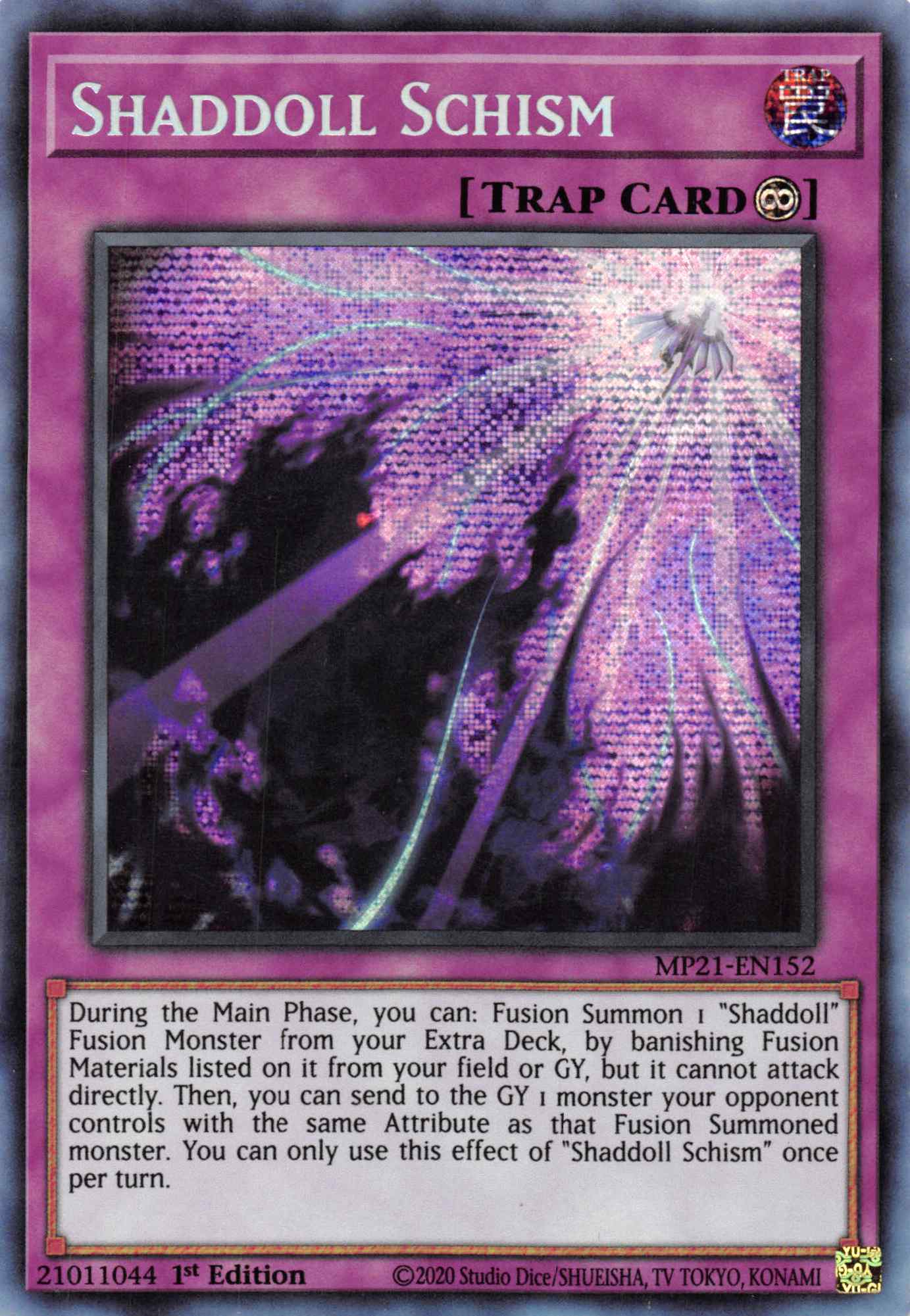 Shaddoll Schism [MP21-EN152] Prismatic Secret Rare | Mega City Incorporated