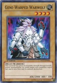 Gene-Warped Warwolf [YS11-EN004] Common | Mega City Incorporated