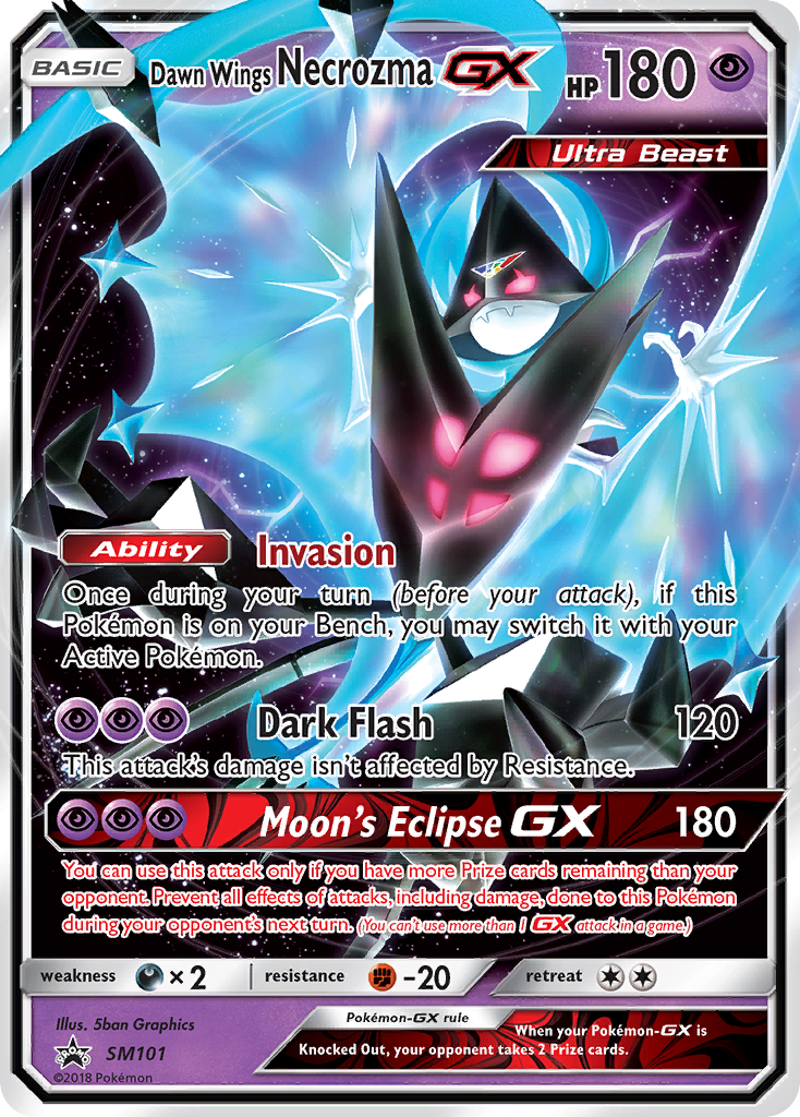 Dawn Wings Necrozma GX (SM101) [Sun & Moon: Black Star Promos] | Mega City Incorporated