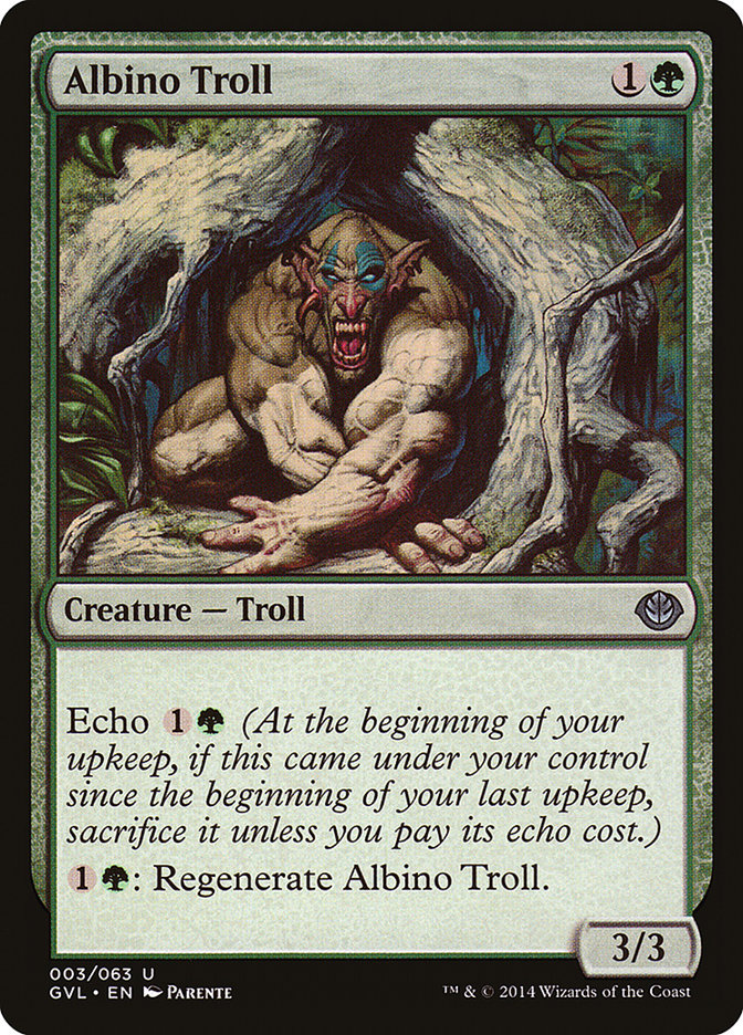 Albino Troll (Garruk vs. Liliana) [Duel Decks Anthology] | Mega City Incorporated