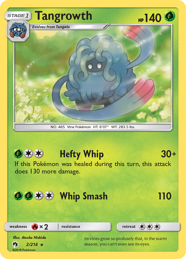 Tangrowth (2/214) [Sun & Moon: Lost Thunder] | Mega City Incorporated