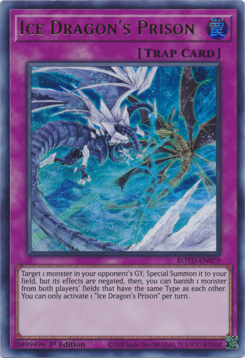 Ice Dragon's Prison [ROTD-EN079] Ultra Rare | Mega City Incorporated