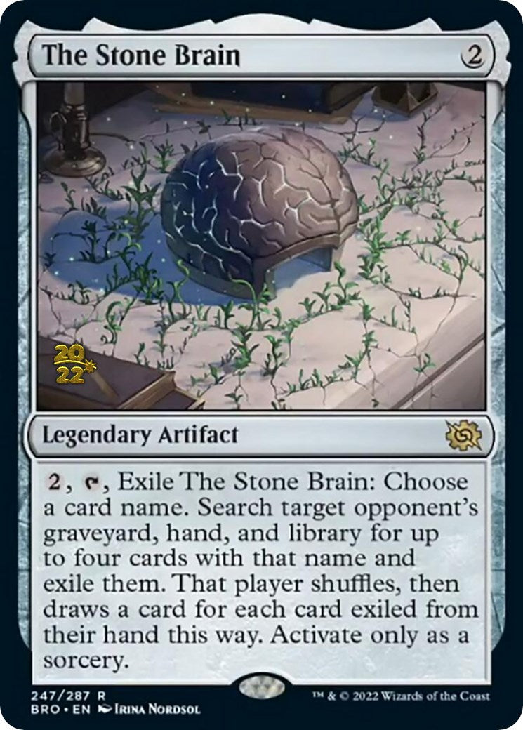 The Stone Brain [The Brothers' War: Prerelease Promos] | Mega City Incorporated