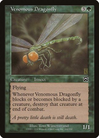 Venomous Dragonfly [Mercadian Masques] | Mega City Incorporated