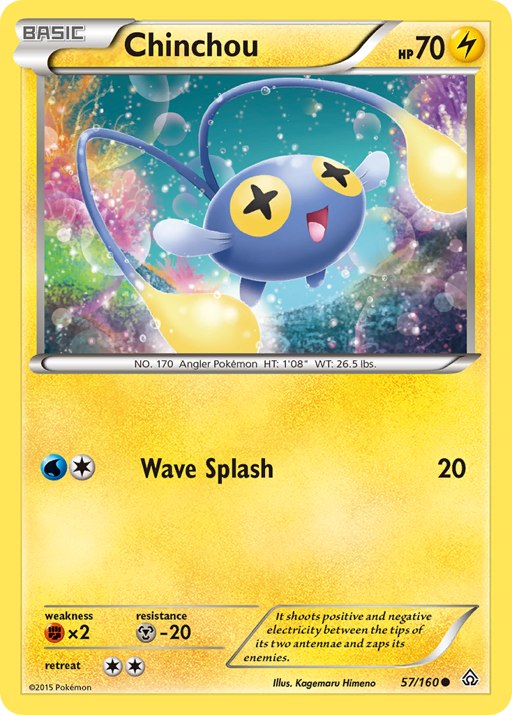 Chinchou (57/160) [XY: Primal Clash] | Mega City Incorporated