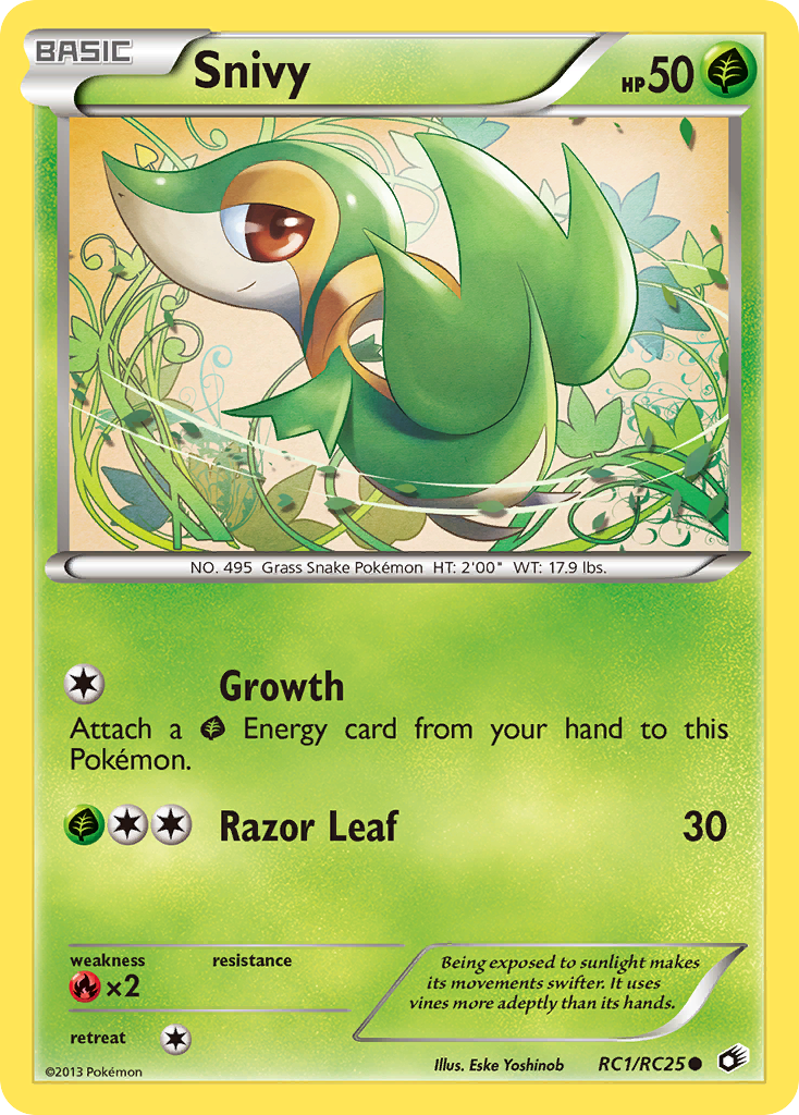 Snivy (RC1/RC25) [Black & White: Legendary Treasures] | Mega City Incorporated