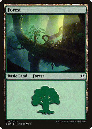 Forest (38) [Duel Decks: Zendikar vs. Eldrazi] | Mega City Incorporated