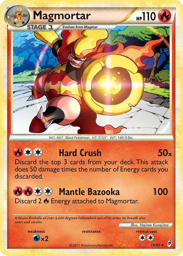 Magmortar (16/95) [HeartGold & SoulSilver: Call of Legends] | Mega City Incorporated