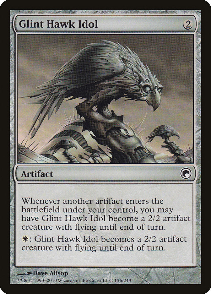 Glint Hawk Idol [Scars of Mirrodin] | Mega City Incorporated