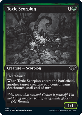 Toxic Scorpion [Innistrad: Double Feature] | Mega City Incorporated