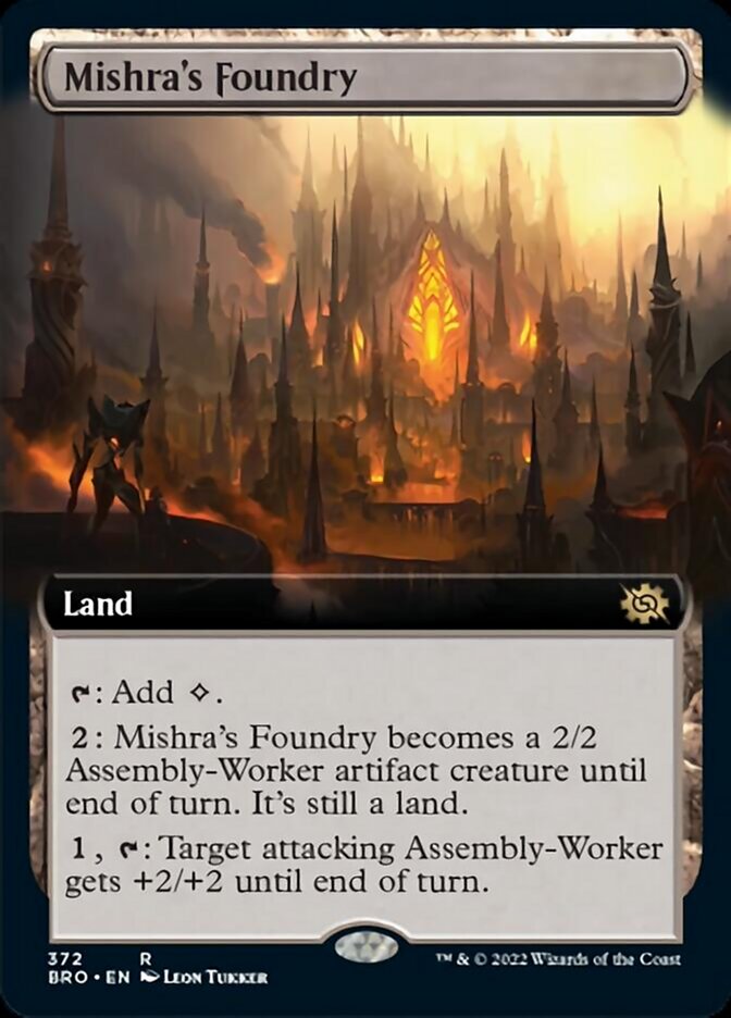 Mishra's Foundry (Extended Art) [The Brothers' War] | Mega City Incorporated