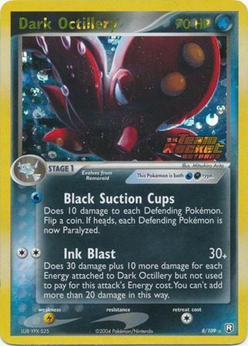 Dark Octillery (8/109) (Stamped) [EX: Team Rocket Returns] | Mega City Incorporated