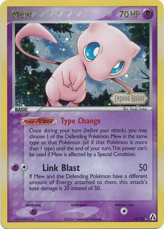 Mew (10/92) (Stamped) [EX: Legend Maker] | Mega City Incorporated