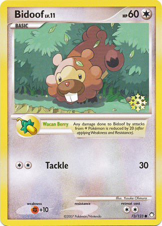 Bidoof (73/123) [Countdown Calendar Promos] | Mega City Incorporated