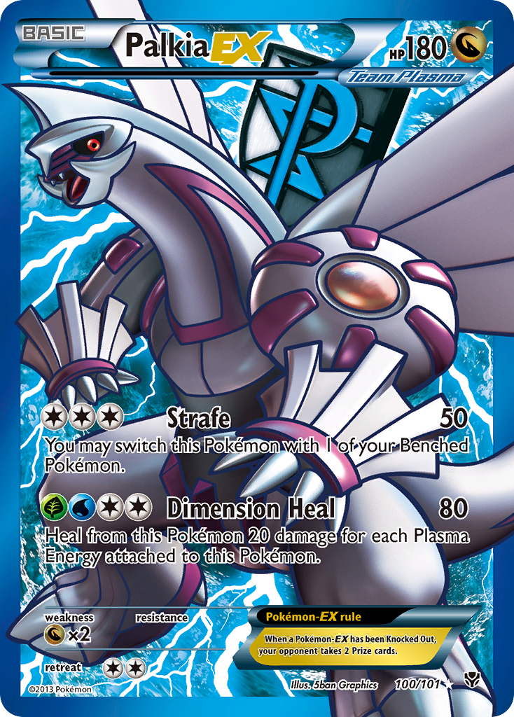 Palkia EX (100/101) [Black & White: Plasma Blast] | Mega City Incorporated