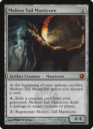 Molten-Tail Masticore [Scars of Mirrodin] | Mega City Incorporated