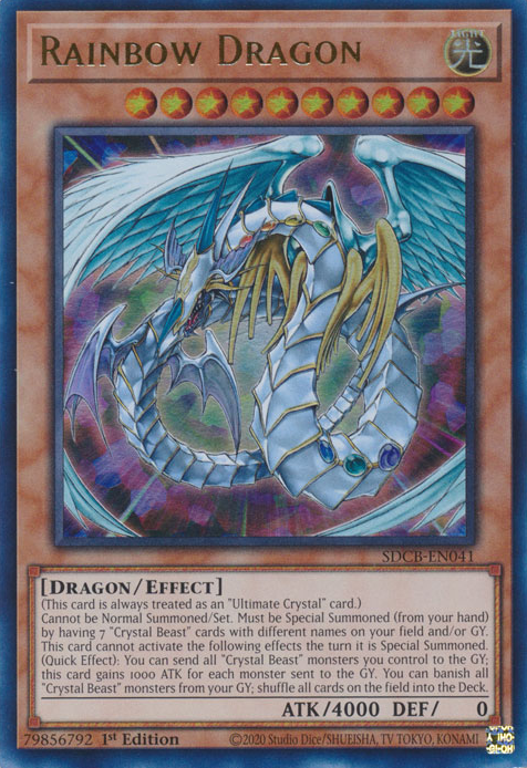 Rainbow Dragon [SDCB-EN041] Ultra Rare | Mega City Incorporated