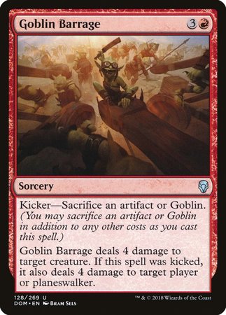 Goblin Barrage [Dominaria] | Mega City Incorporated