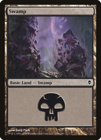 Swamp (239a) [Zendikar] | Mega City Incorporated