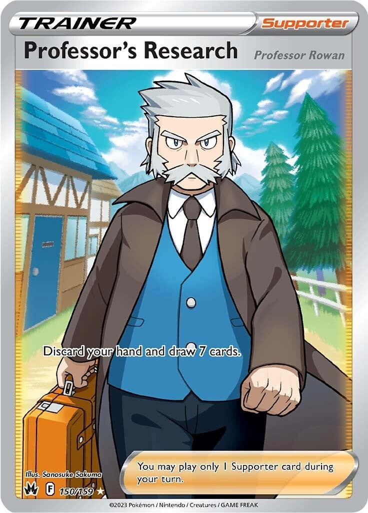 Professor's Research (150/159) (Full Art) [Sword & Shield: Crown Zenith] | Mega City Incorporated