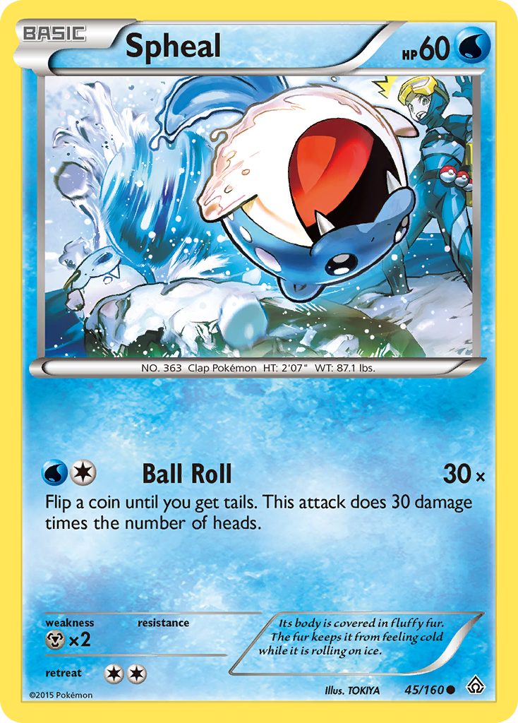 Spheal (45/160) [XY: Primal Clash] | Mega City Incorporated