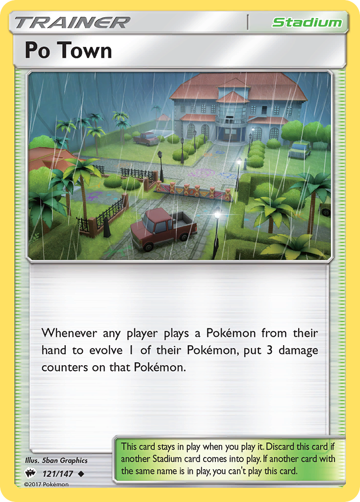 Po Town (121/147) [Sun & Moon: Burning Shadows] | Mega City Incorporated