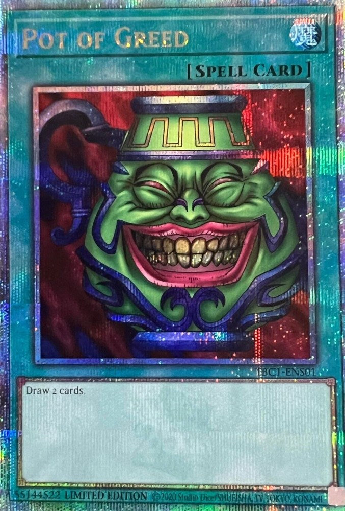 Pot of Greed [TBC1-ENS01] Secret Rare | Mega City Incorporated