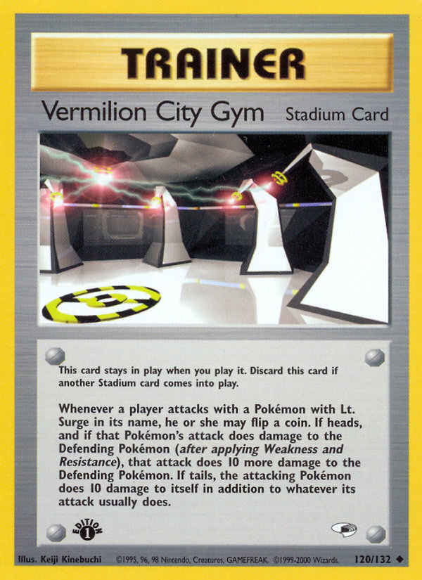 Vermilion City Gym (120/132) [Gym Heroes 1st Edition] | Mega City Incorporated