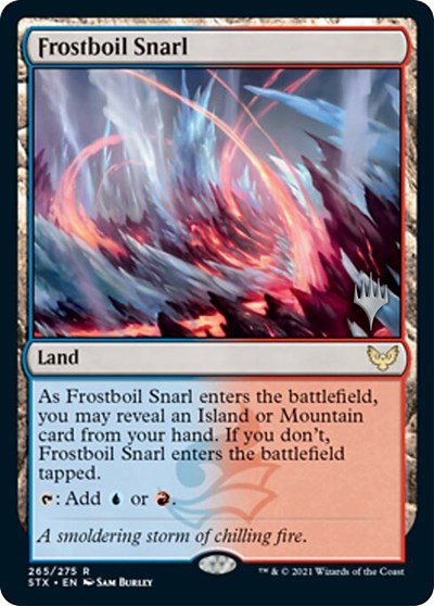 Frostboil Snarl (Promo Pack) [Strixhaven: School of Mages Promos] | Mega City Incorporated