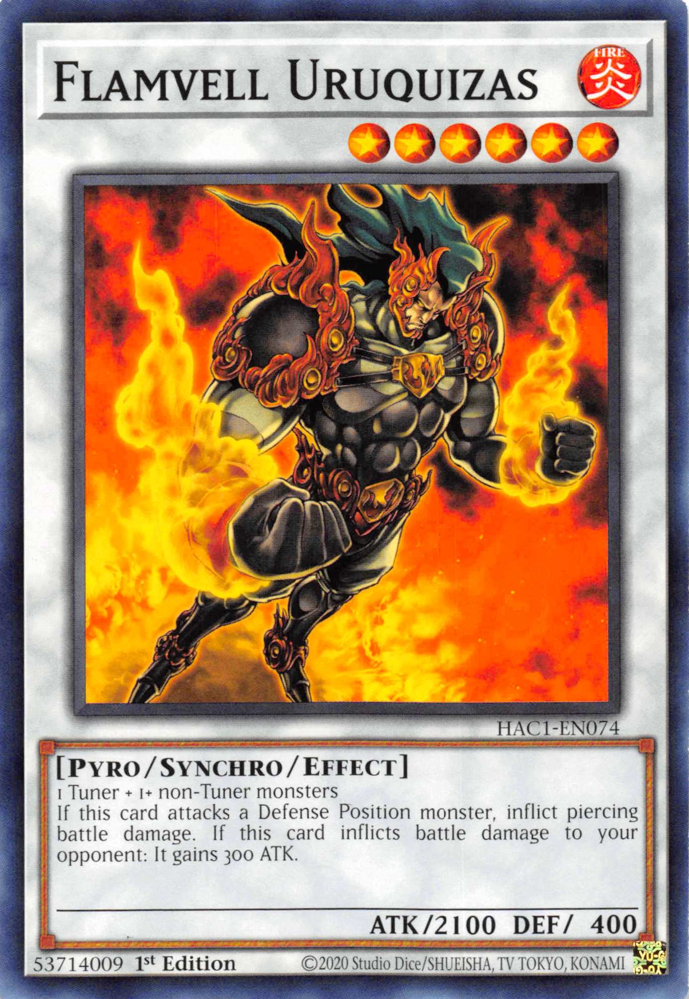 Flamvell Uruquizas [HAC1-EN074] Common | Mega City Incorporated