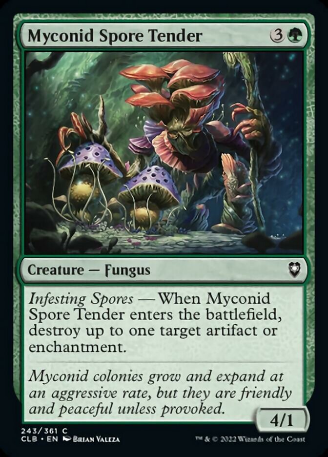 Myconid Spore Tender [Commander Legends: Battle for Baldur's Gate] | Mega City Incorporated