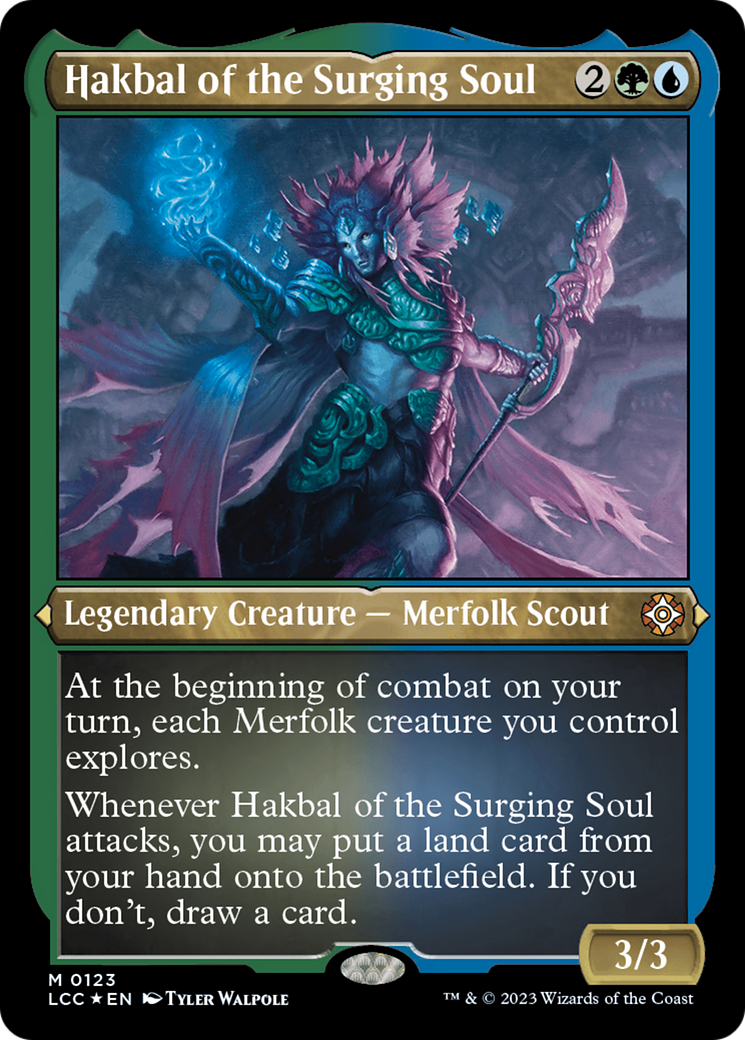 Hakbal of the Surging Soul (Display Commander) [The Lost Caverns of Ixalan Commander] | Mega City Incorporated