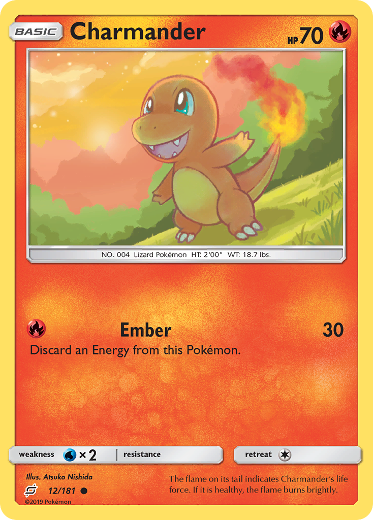 Charmander (12/181) [Sun & Moon: Team Up] | Mega City Incorporated