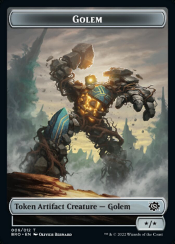 Golem Token [The Brothers' War Tokens] | Mega City Incorporated