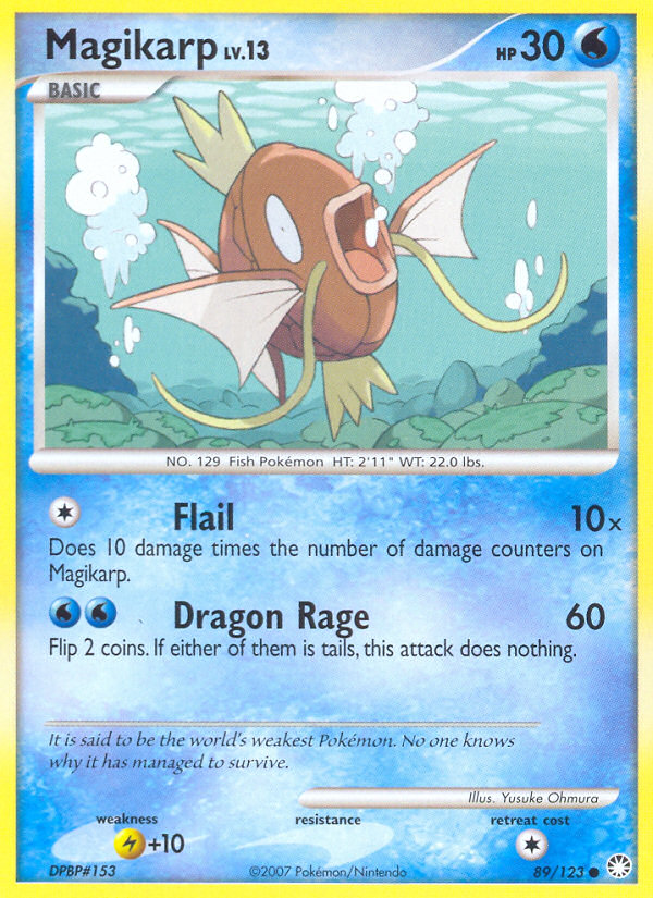 Magikarp (89/123) [Diamond & Pearl: Mysterious Treasures] | Mega City Incorporated