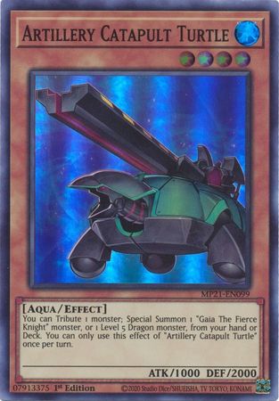 Artillery Catapult Turtle [MP21-EN099] Super Rare | Mega City Incorporated