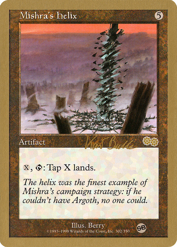 Mishra's Helix (Kai Budde) (SB) [World Championship Decks 1999] | Mega City Incorporated